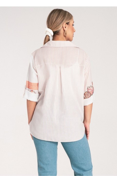 Koszula Damska Model M1120 Beige - Figl