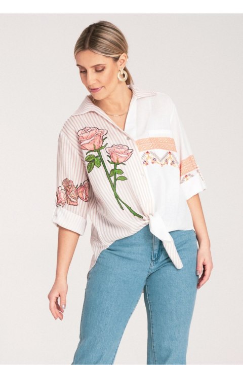 Koszula Damska Model M1120 Beige - Figl