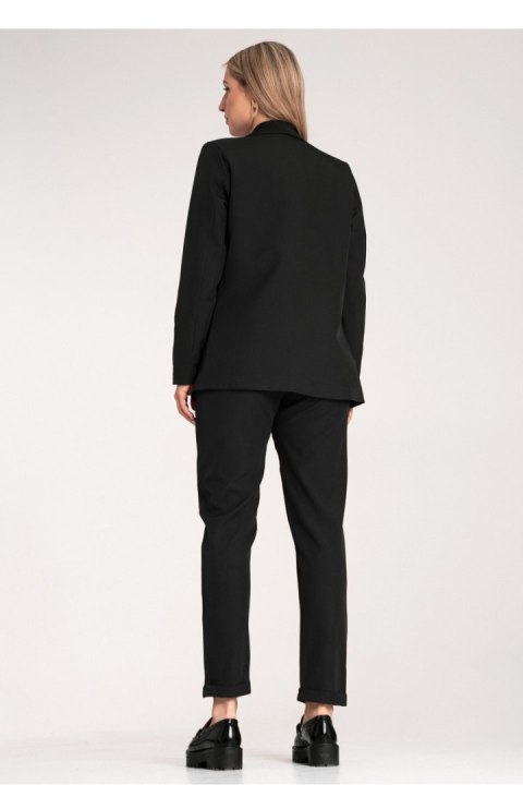 Elegancki czarny żakiet damski