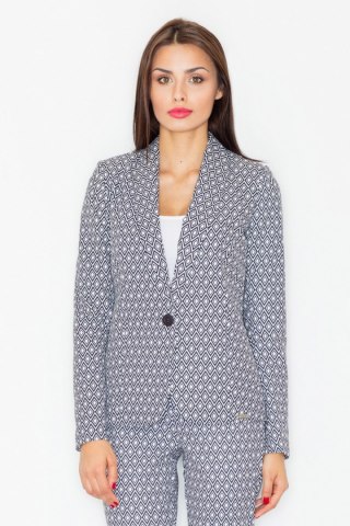 Multikolorowy żakiet damski