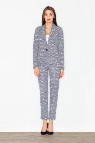 Multikolorowy żakiet damski