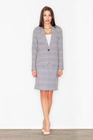 Multikolorowy żakiet damski