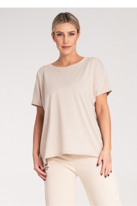 Tshirt Damski Model M1164 Beige - Figl
