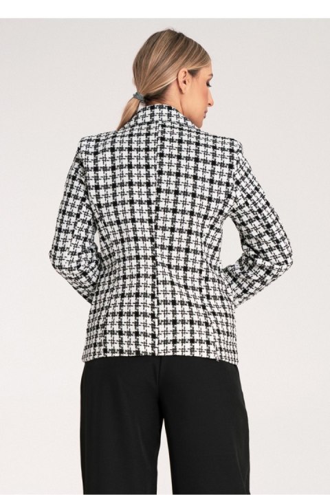 Elegancki czarny żakiet damski