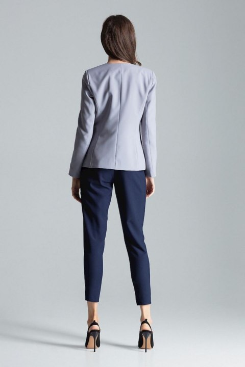 Żakiet damski w kolorze szarym