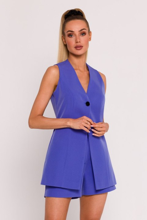 Kamizelka w kolorze jasnofioletowym