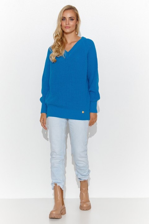 Sweter Damski Model S140 Blue - Makadamia