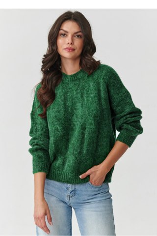 Sweter Damski Model S169 Bottle Green - Makadamia