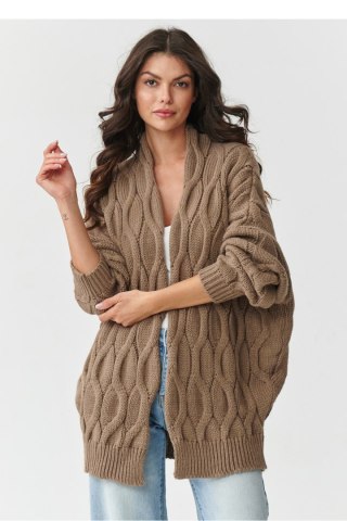 Sweter Kardigan Model S163 Cappuccino - Makadamia