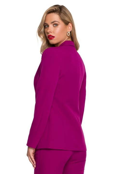 Elegancki żakiet w kolorze rubinowym